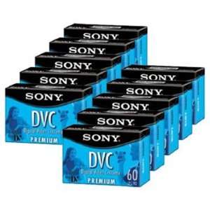 NEW Sony DVM60PR Premium Mini Dv Tape 60 Min.Pack of 10 845055033968 