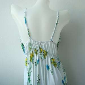 Summer Versatile Floral Spaghetti Strap Mini Dress S XL  