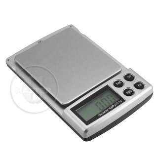   JEWELRY POCKET SCALE GRAM OUNCE WEIGHT STAINLESS STEEL PLATFORM  