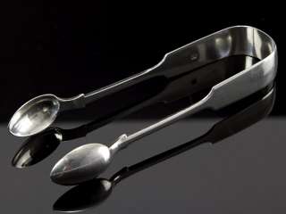 Sterling Silver Sugar Tongs, Exeter 1857  