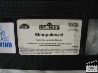   Street   Elmopalooza VHS Muppets, Jon Stewart 074644944136  