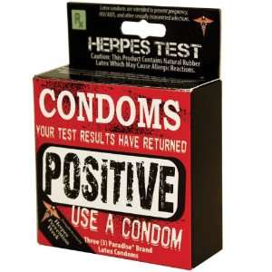  Herpes Test Results Condoms   3/each Health & Personal 