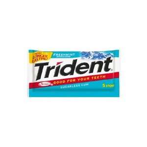  Trident Sugar Free Gum with Crystal Frost   18 X 5 Sticks 