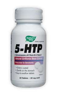 Natures Way 5 HTP Precursor to Serotonin   50 mg, 60 Tablets  