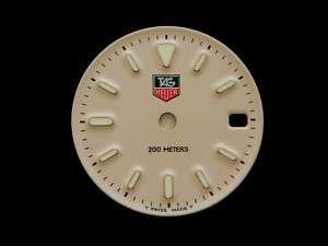 Original Vintage TAG Heuer 200 Meters Watch Dial NOS  