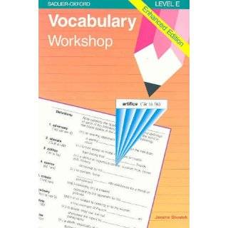 Vocabulary Workshop Enhanced Edition Level E by Jerome Shostak 