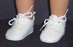 WHITE TENNIS SHOES / SNEAKERS *** DOLL CLOTHES FITS AMERICAN GIRL 