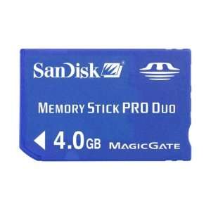  SanDisk 4GB Memory Stick Pro Duo