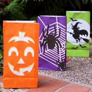  Halloween Paper Luminaries