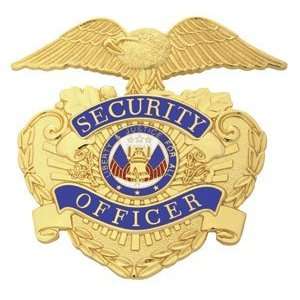  Security Officer Hat Badge (Gold)