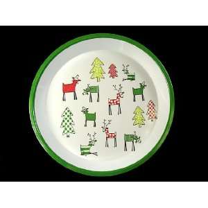   Pack of 48 Deep Dish Christmas Serving Platters 11.75