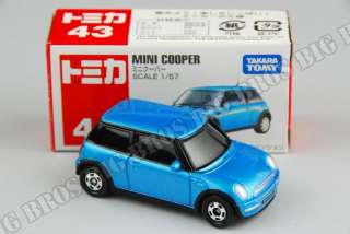 TOMY TOMICA #43 BMW Mini Cooper Diecast Model Car Toy  