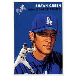  Los Angeles Dodgers Shawn Green 54 Lithograph Sports 