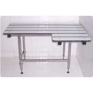  Folding Shower Transfer Bench Left