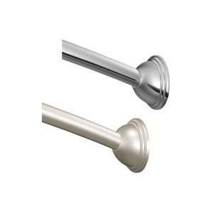  Moen 5 Foot Curved Shower Rod with Pivoting Flanges