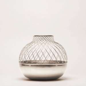 Gaia&Gino Grid Vase Round