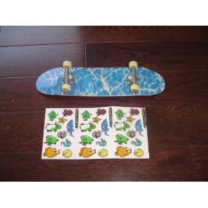   Miniature Toy Kid Rolling Skateboard with Stickers 10 Toys & Games