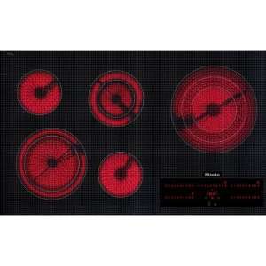  Miele KM5860 36 Electric Smoothtop Cooktop with 5 Cooking 