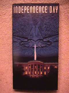 Independence Day VHS w/ Flicker Card V7 086162411830  