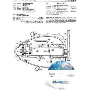  NEW Patent CD for SPINNING REEL 