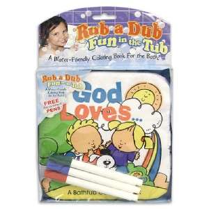 Rub a Dub Fun in the Tub, Bath Time Coloring Book, Great Birthday Gift 