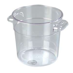  Clear Plastic   Round Food Storage Containers   One (1 