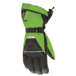  HJC Black/Green Storm Gloves