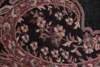 jamawar shawl from India. The intricate, jacquard woven pattern is 