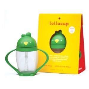    Lollacup Infant / Toddler Straw Cup + 2 Extra Straws (Green) Baby