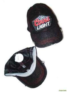   Light Beer Baseball Hat Cap Denim Blue One Size Fits All NEW  
