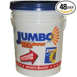 JUMBO SUNFLOWER SEEDS Sunflower Seeds Sports Bucket, Original, 3 Ounce 