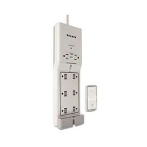   Saving Surge Protector w/Remote Switch, 8 Outlets, 4 f
