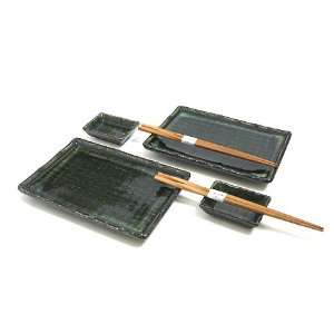  Bamboo Forest Green Sushi Set