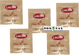 LALVIN ICV D 47 Mead, White Wine Yeast 5 PACK x 5 grm 067031000157 