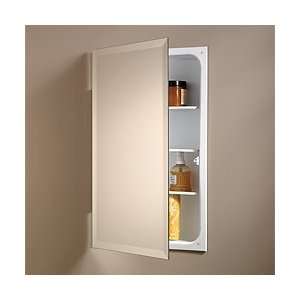  Frameless, polished medicine cabinet