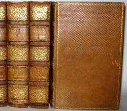 LEATHER Set; William SHAKESPEAREs Works 1823 GILDED  