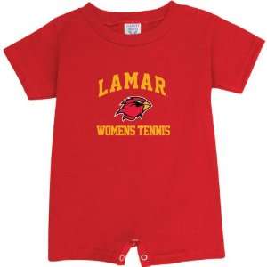  Lamar Cardinals Red Womens Tennis Arch Baby Romper 