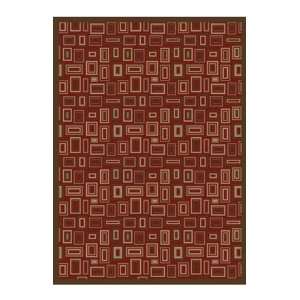 Concord Global Rugs Mooresville Collection Rectangles Red Rectangle 6 