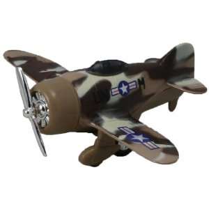   Wing Airplane Pullback   Desert Sand Camo Monoplane Toys & Games