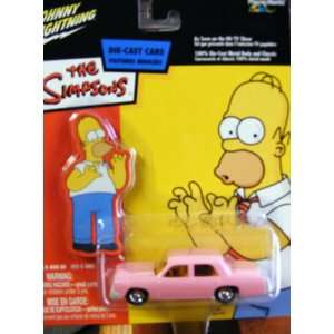   Homers Pink Car Johnny Lighting (Rare) Collection Toys & Games
