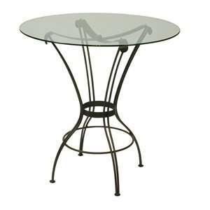  Trica Transit 42Hx42Dia Glass Starry Nigh Dining Table 