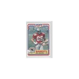  1984 Topps USFL #122   Fred Nordgren Sports Collectibles