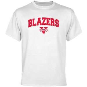  NCAA Valdosta State Blazers White Logo Arch T shirt 