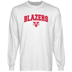  NCAA Valdosta State Blazers White Logo Arch Long Sleeve T 