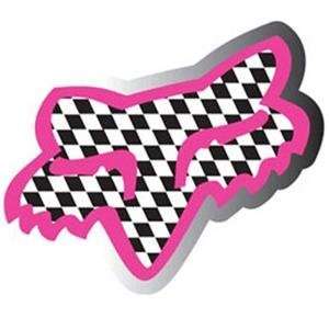  Fox Racing Victory 4 Sticker   4/Black/Pink Automotive