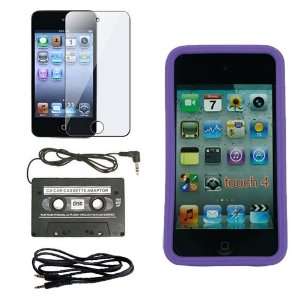   Black Cassette Audio Adapter for Apple iPod touch 4th Gen Electronics