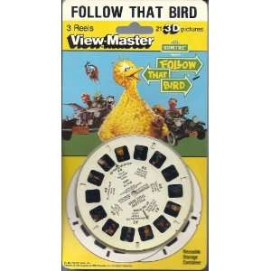   Sesame Street Follow That Bird View Master 3D 3 Reel Set Toys & Games