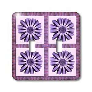   wine flower petal border   Light Switch Covers   double toggle switch