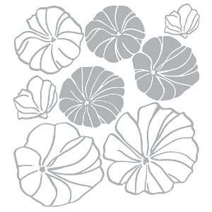  Reusable Easy Wall Applique Stickers   Morning Glory 