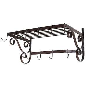  Wall Mounted Storage Rack with 10 Hooks
